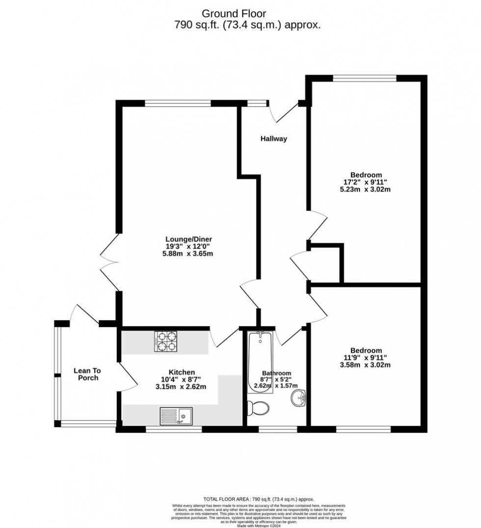 Floorplan for Eastholme Drive, Rawcliffe, York