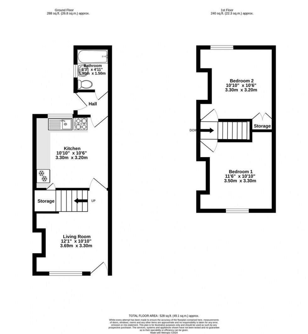 Floorplan for Kensington Street, South Bank