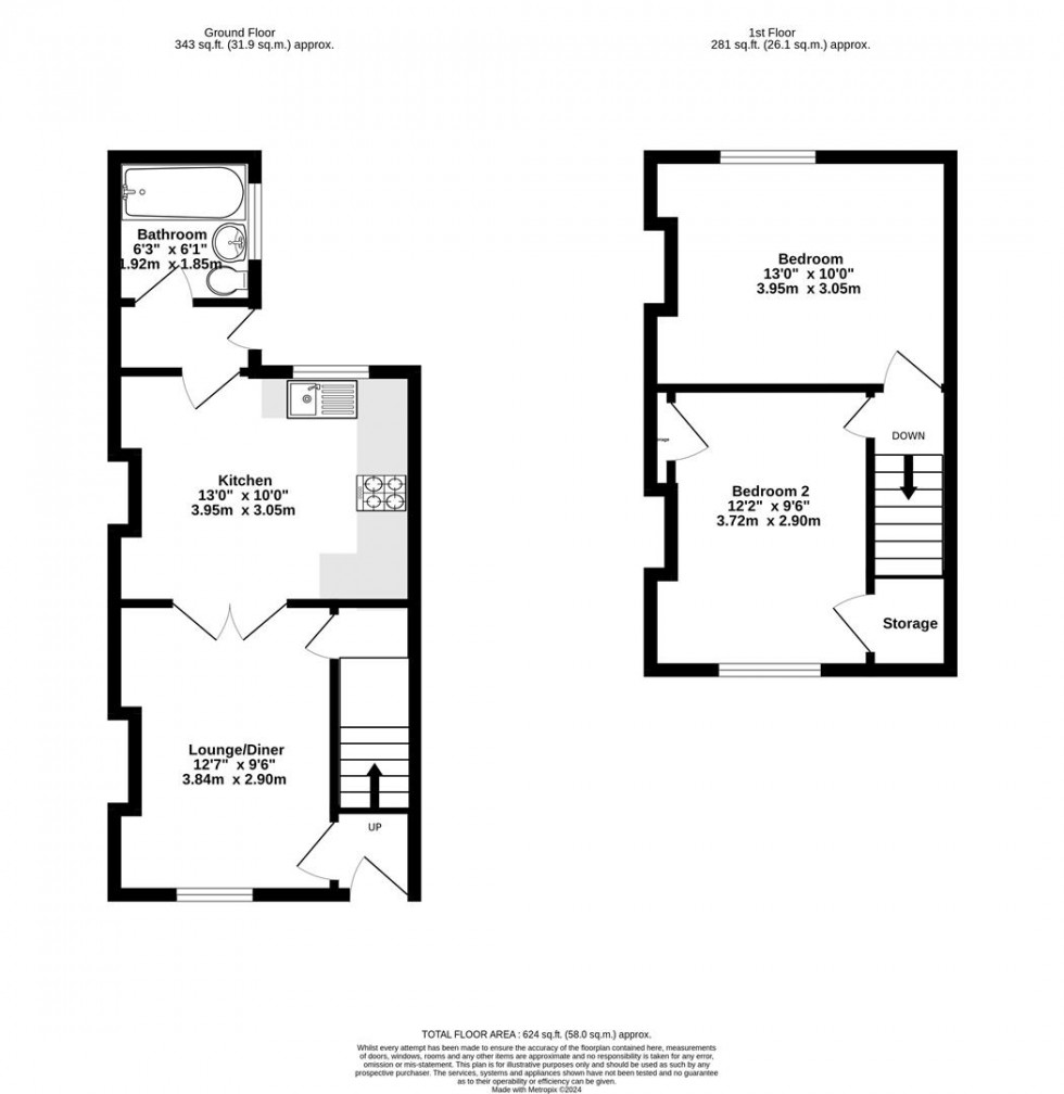 Floorplan for Frances Street, York