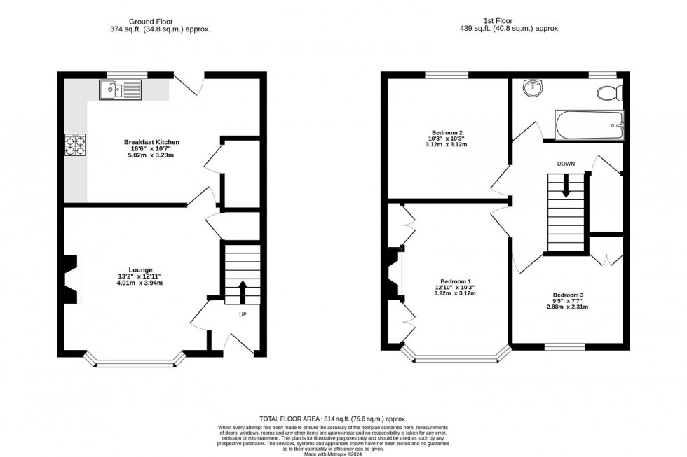 Floorplan for Holly Bank Grove, Holgate