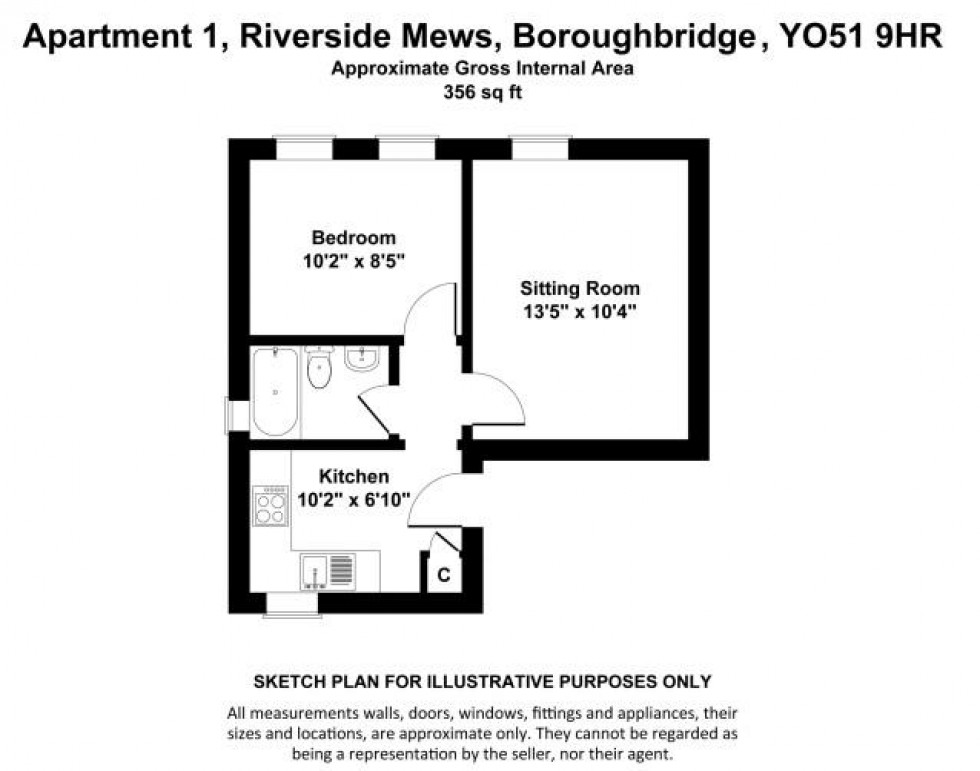 Floorplan for Riverside Mews, Boroughbridge