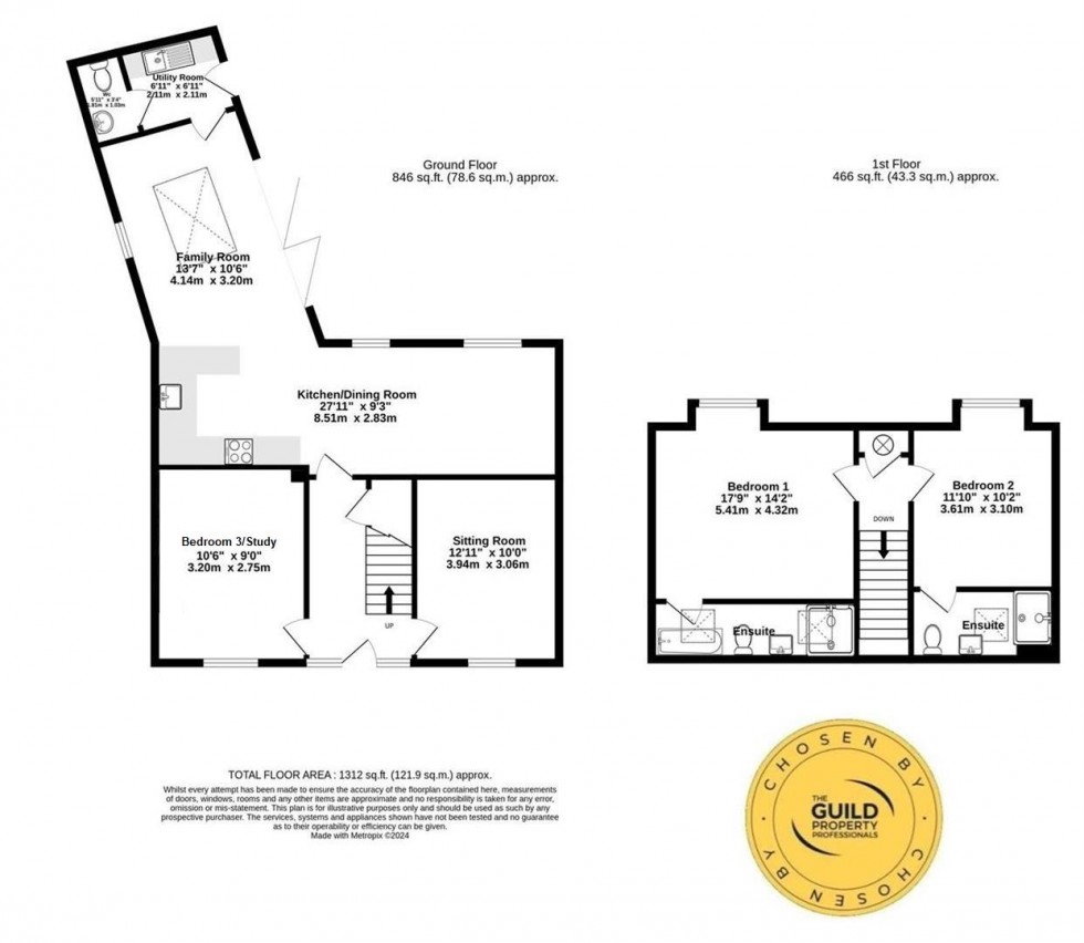 Floorplan for Tollerton Lane, Newton On Ouse, York