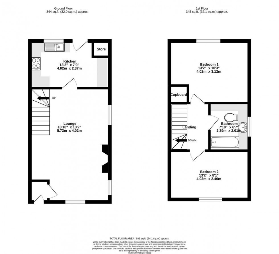 Floorplan for North Lane, Wheldrake