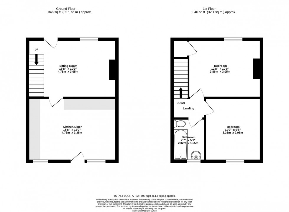 Floorplan for Harrison Street, Heworth