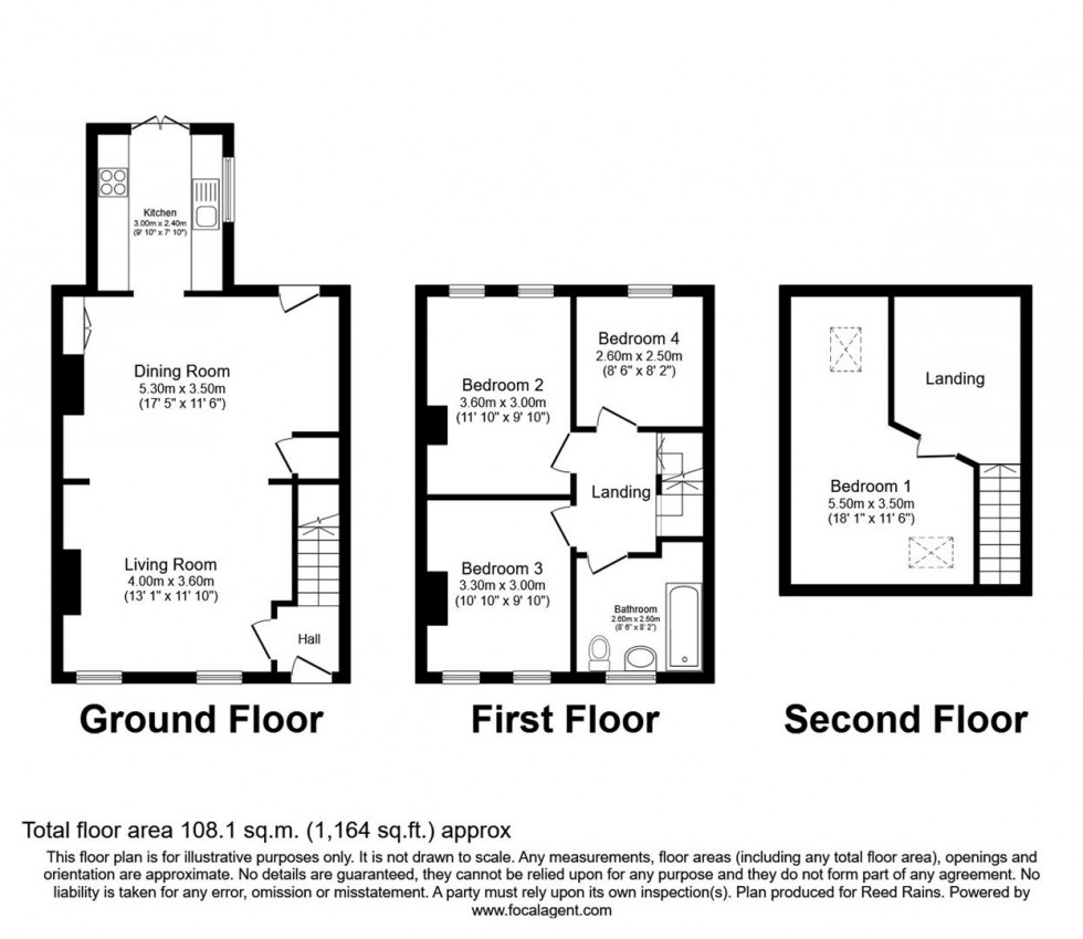 Floorplan for Rowntree Avenue, Burton Stone Lane