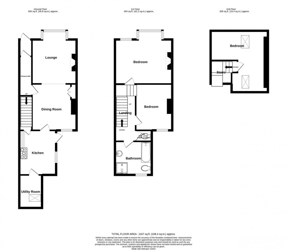 Floorplan for Scarcroft Hill, York