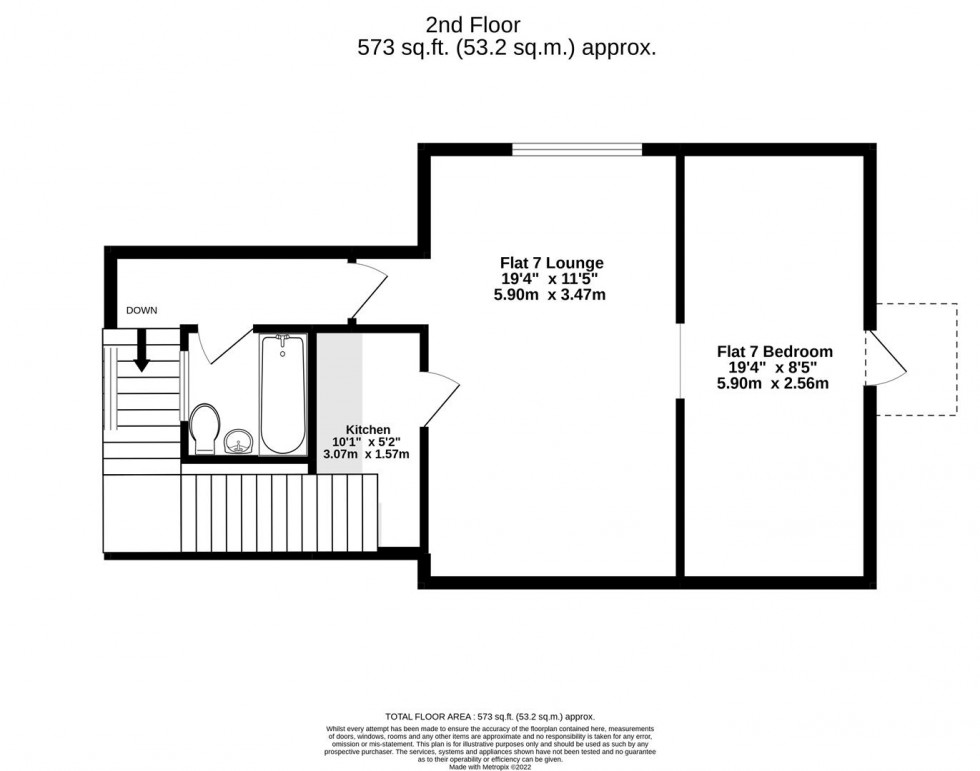 Floorplan for Burton Stone Lane, Burton Stone Lane