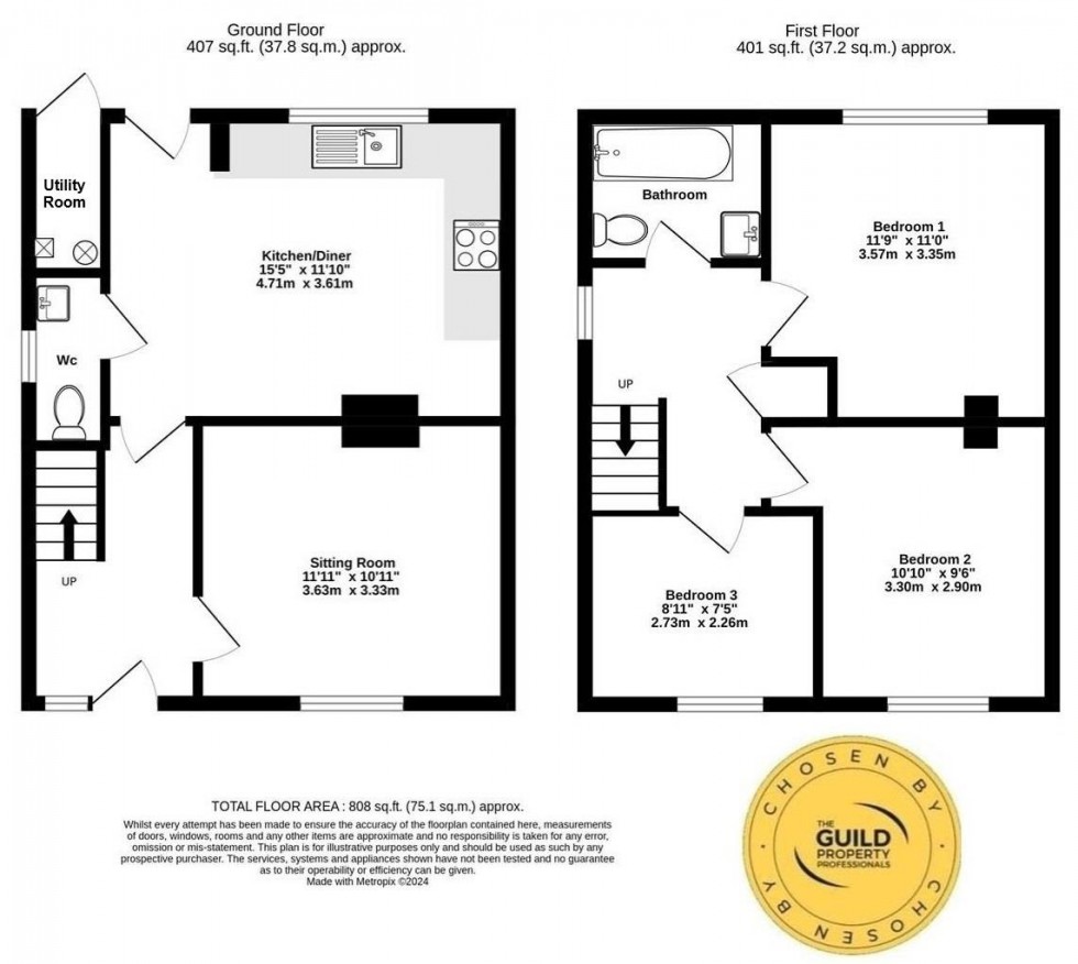 Floorplan for Raskelf Road, Brafferton, York