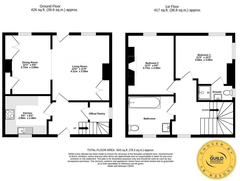 Floorplan for Long Street, Thirsk