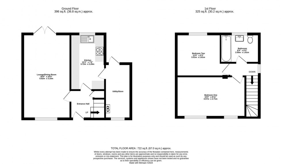 Floorplan for Chapelfields Road, York