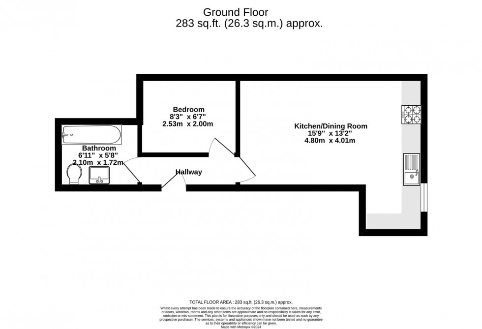 Floorplan for York Road, Acomb, York