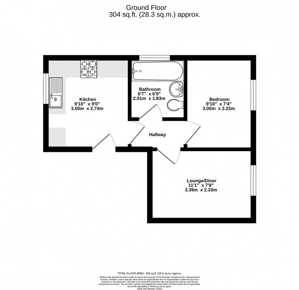 Floorplan for Riverside Mews, Boroughbridge