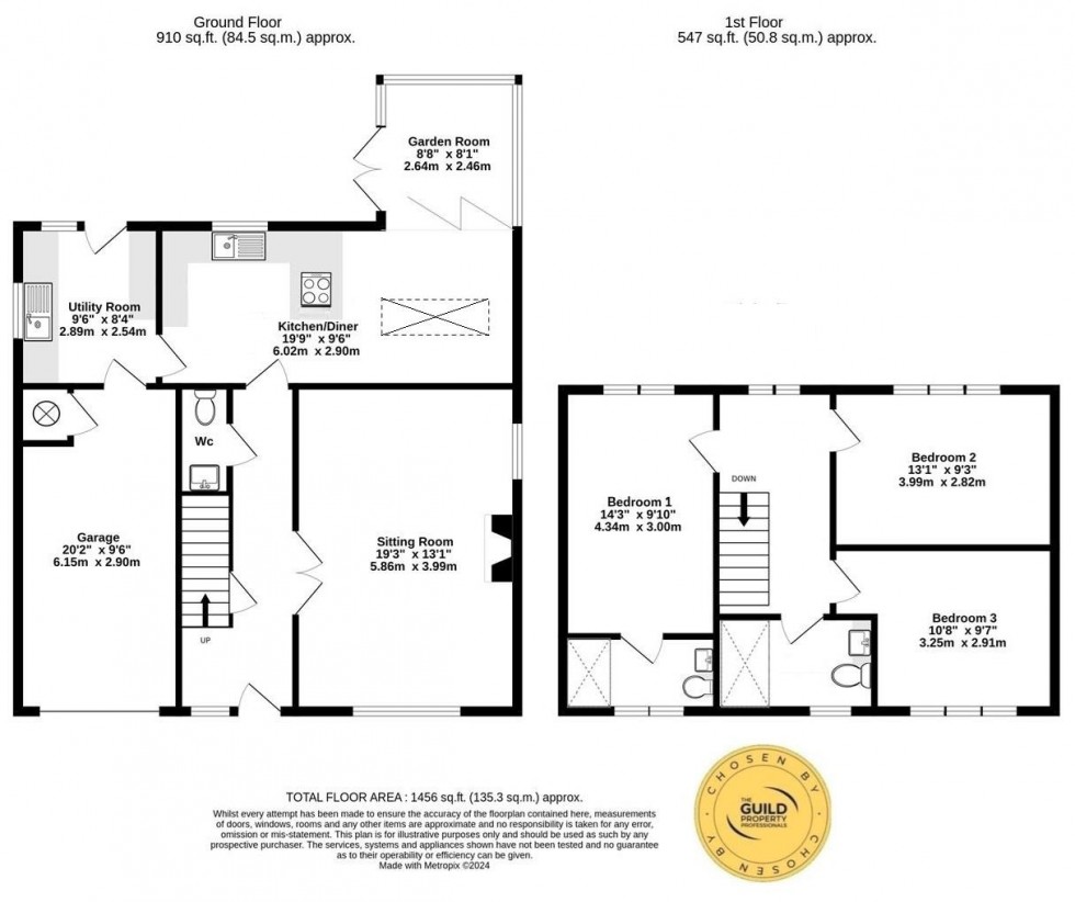 Floorplan for The Old Railway Yard, Alne