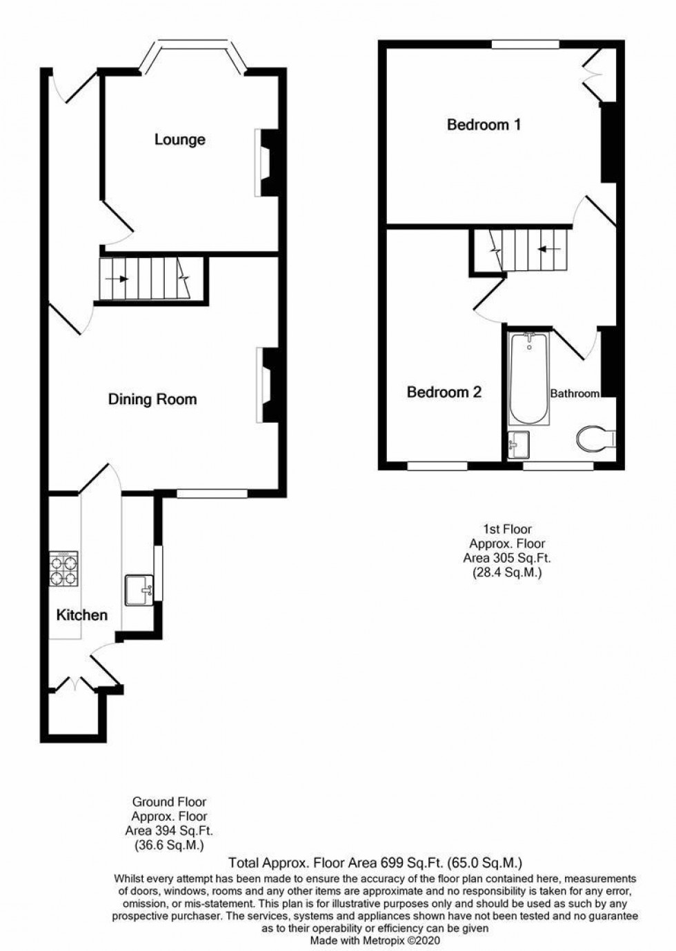 Floorplan for Scott Street, Off Scarcroft Road