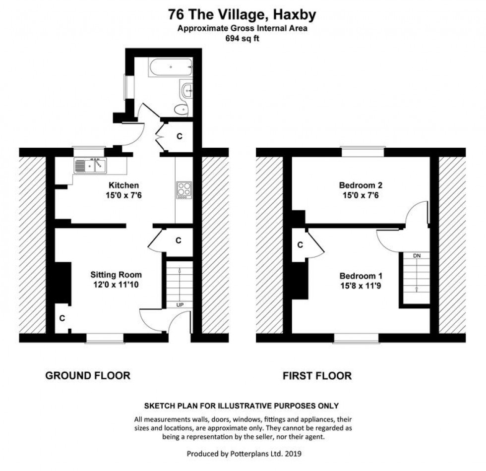 Floorplan for The Village, Haxby