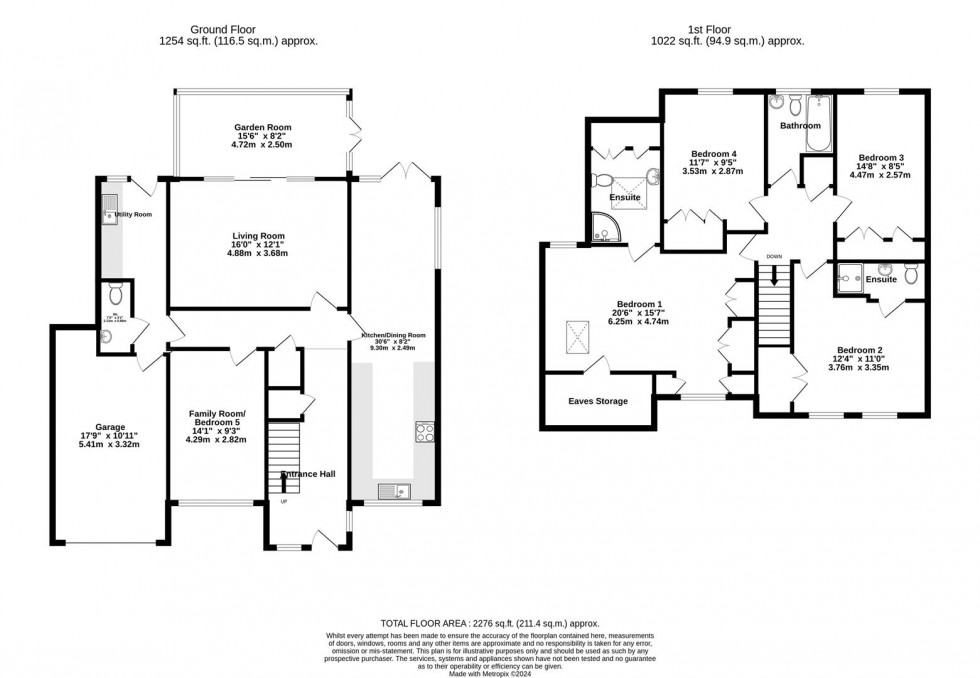 Floorplan for Lingfield Crescent, Off Tadcaster Road