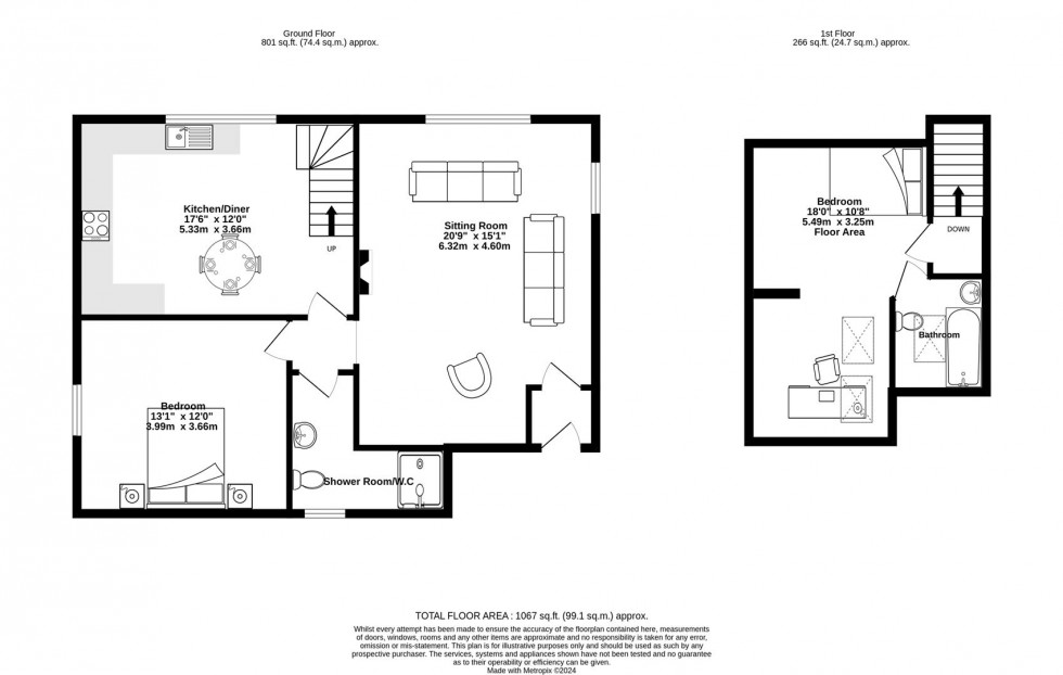 Floorplan for St. Peters Grove, Clifton