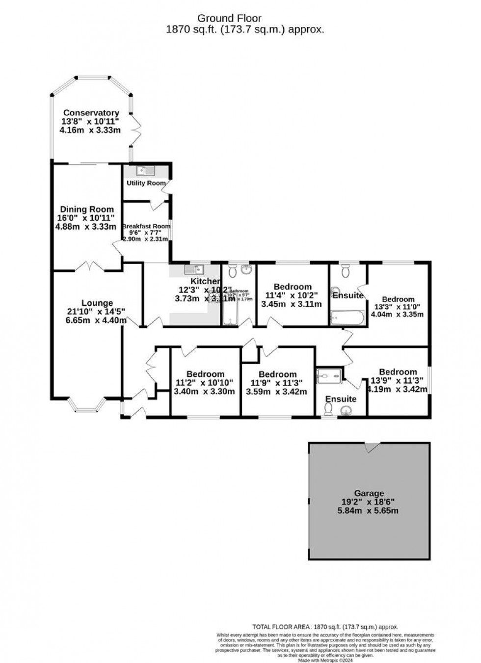 Floorplan for Courtneys, Wheldrake