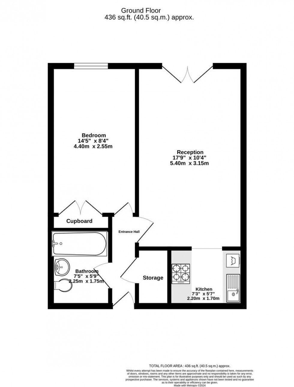 Floorplan for Langley House, Dodsworth Avenue, York