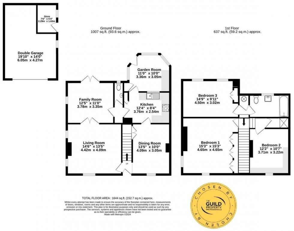 Floorplan for The Nookin, Husthwaite, York