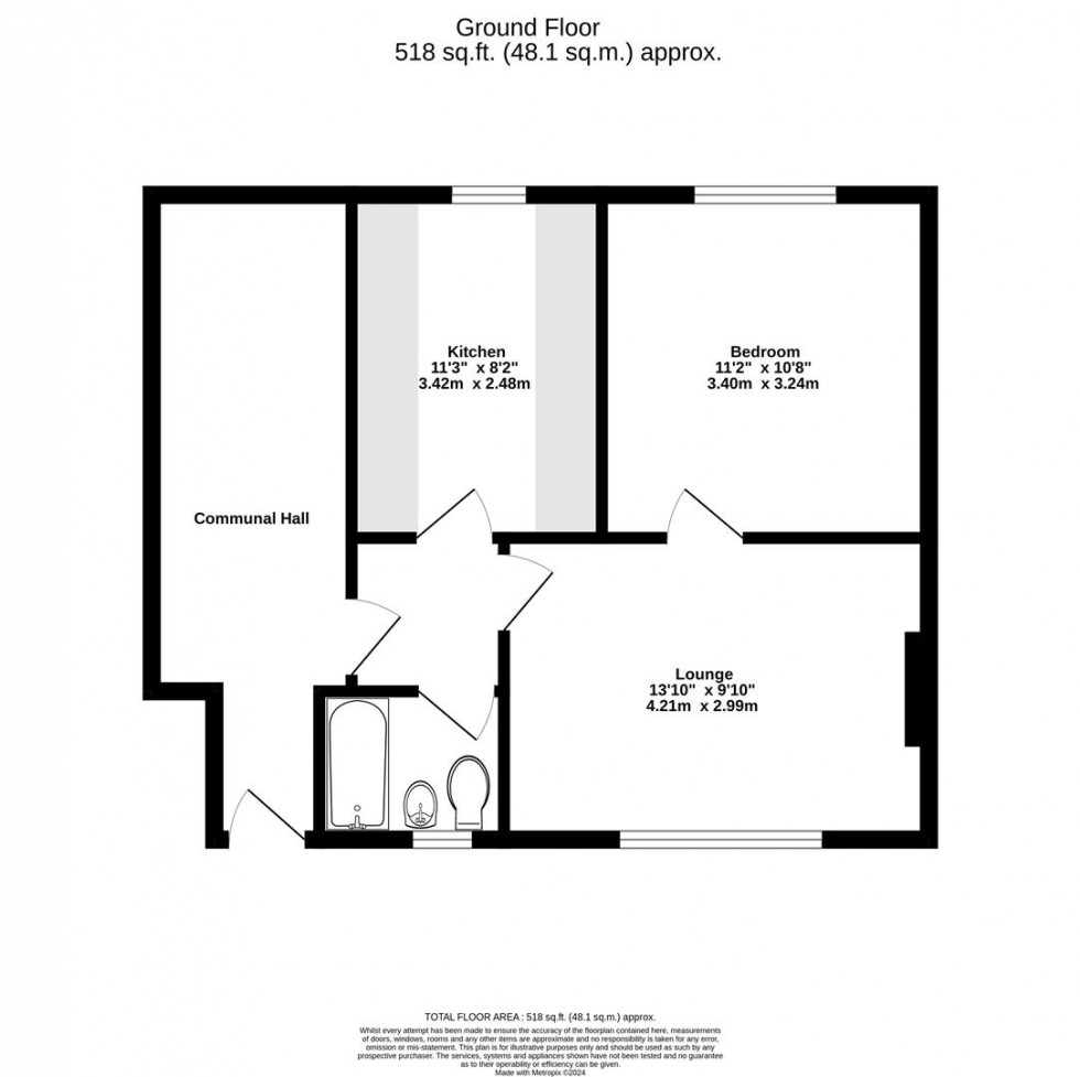 Floorplan for Dringfield Close, York