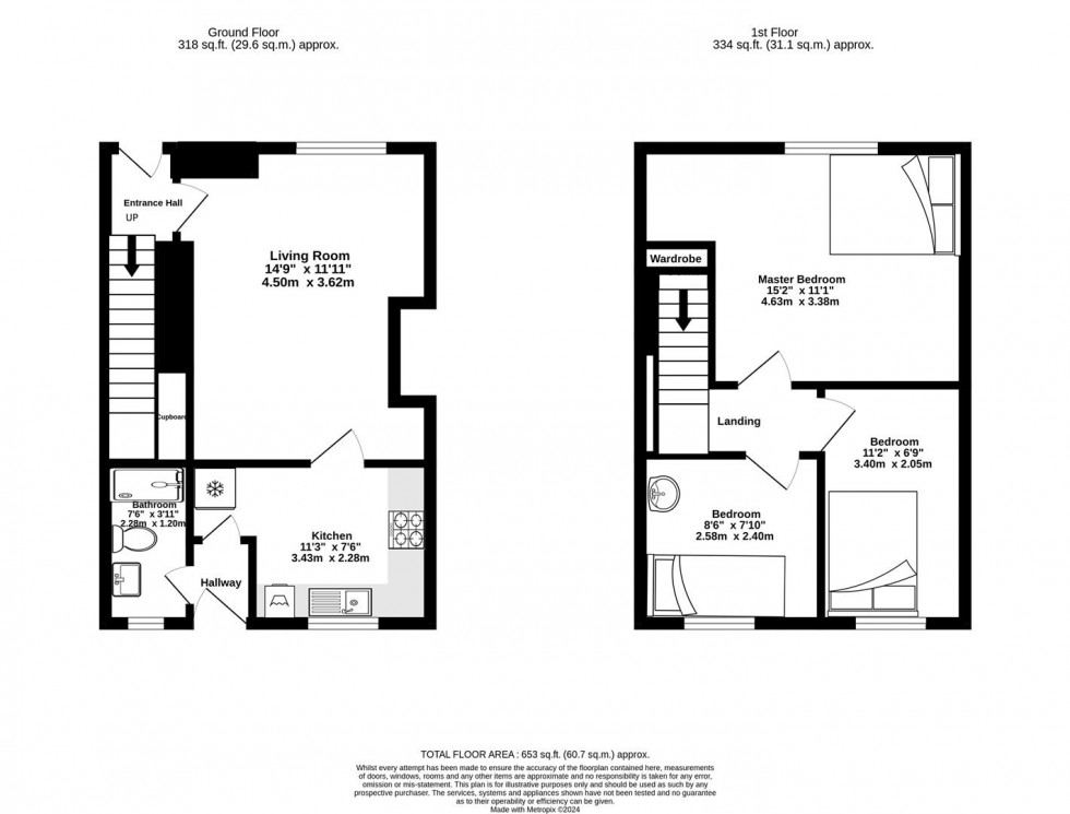 Floorplan for Tang Hall Lane, York