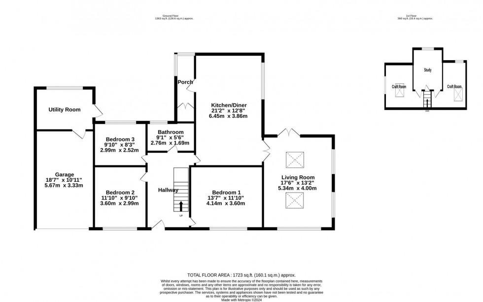 Floorplan for Rawcliffe Croft, Rawcliffe