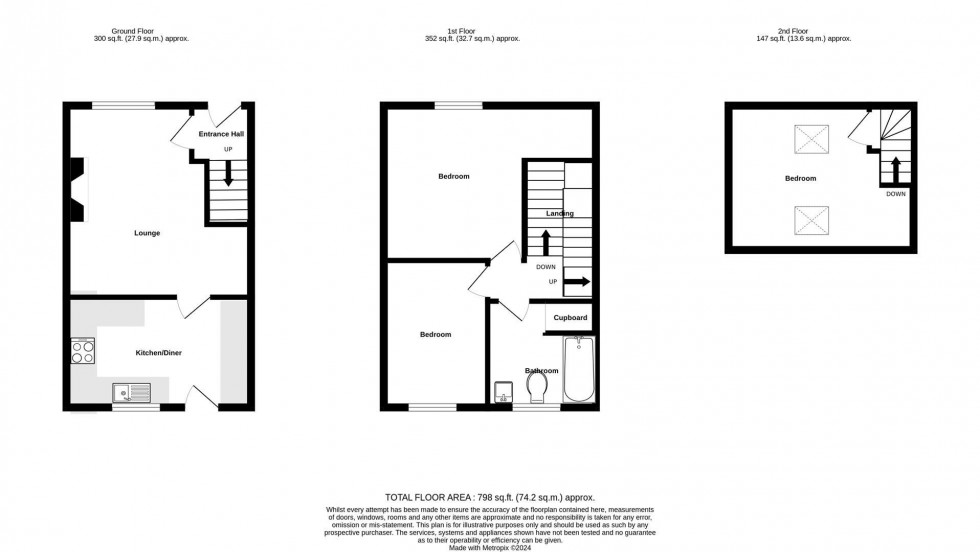 Floorplan for Pottery Lane, York