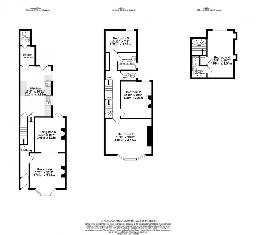 Floorplan for Wentworth Road, York