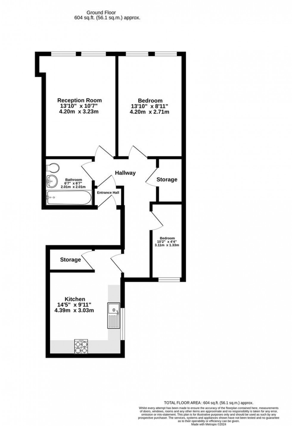 Floorplan for Varvills Court, York