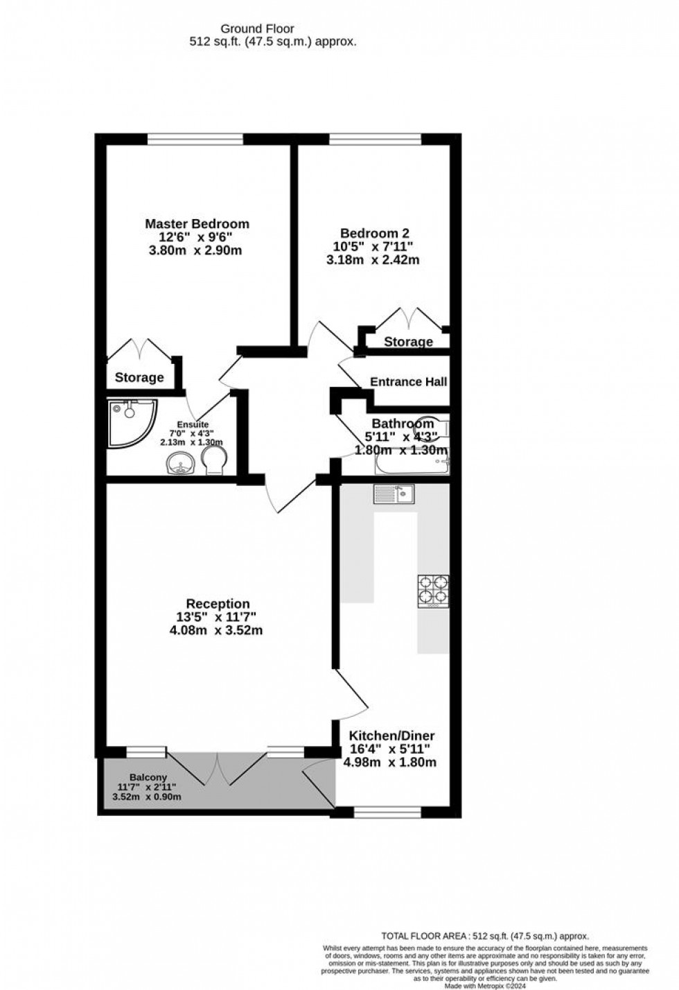 Floorplan for Whitecross Gardens, York