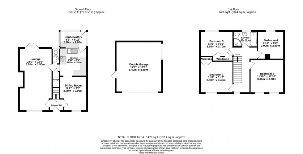 Floorplan for Brandsby Street, Crayke, York