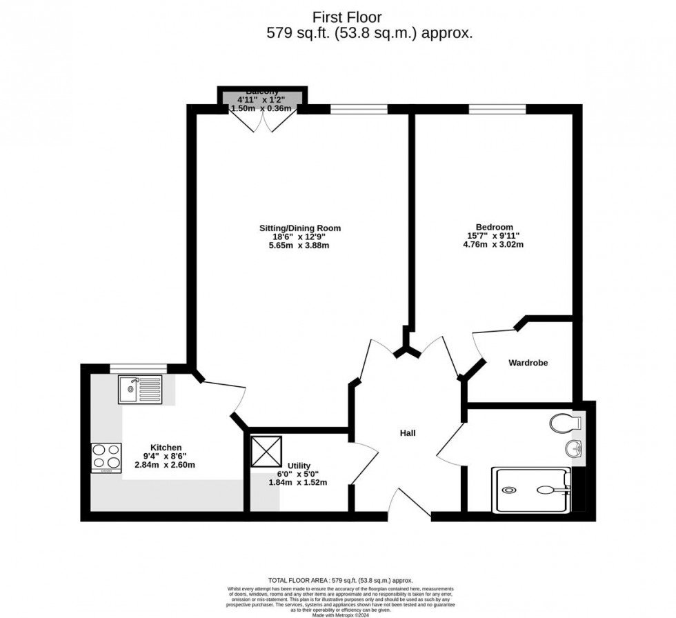 Floorplan for Cardinal Court, Bishophill Junior