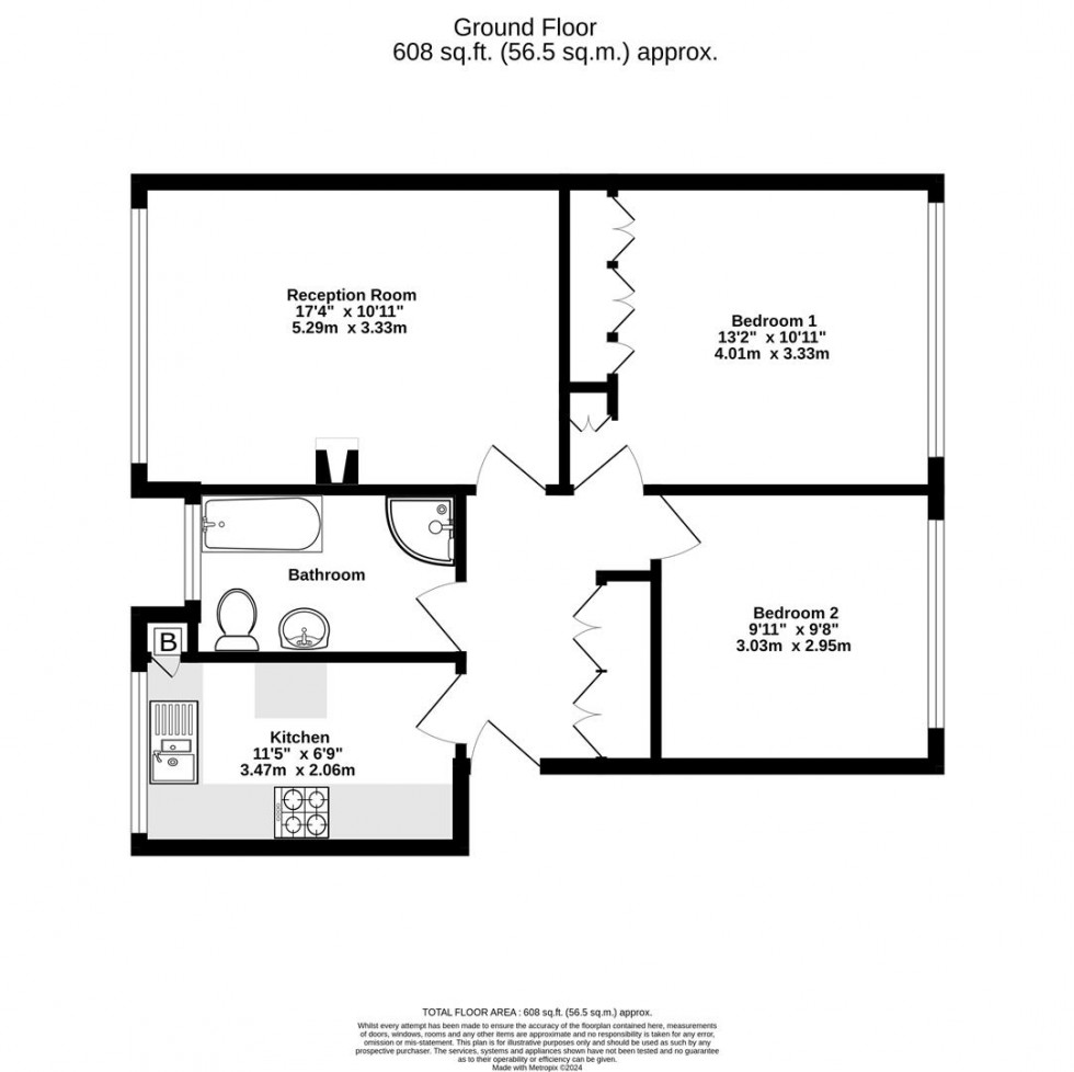 Floorplan for Aldersyde, York