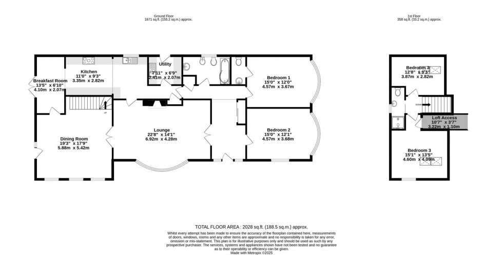 Floorplan for The Horseshoe, Off Tadcaster Road