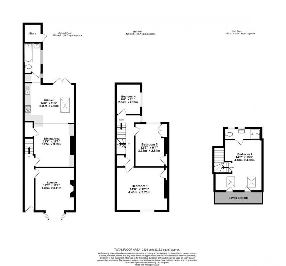 Floorplan for Nunthorpe Road, Off Scarcroft Road