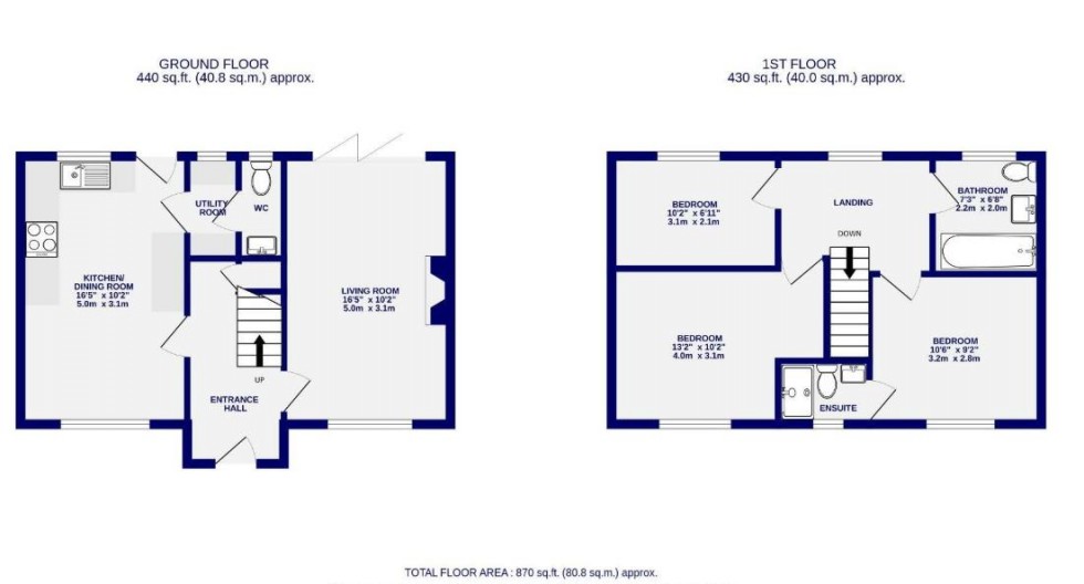 Floorplan for Meadow View, Thorganby