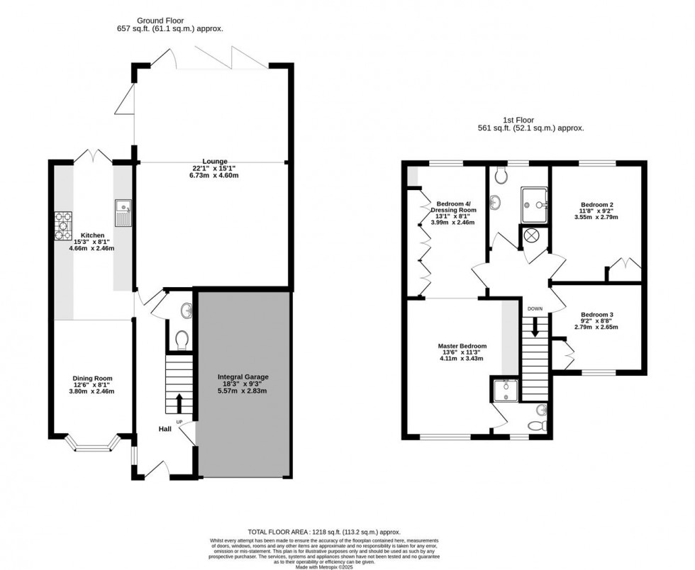 Floorplan for Severn Green, Nether Poppleton