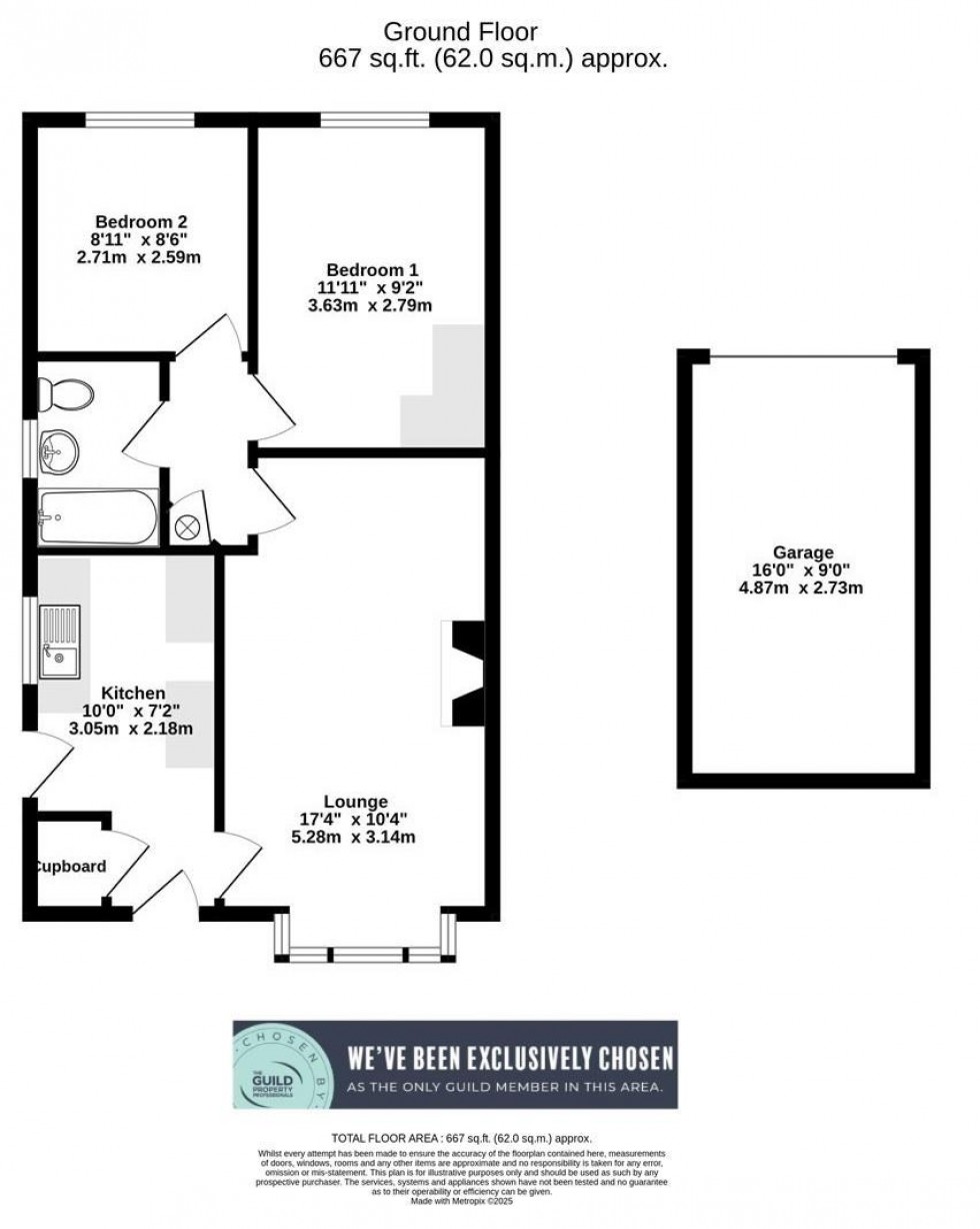 Floorplan for West Moor Lane, Raskelf, York