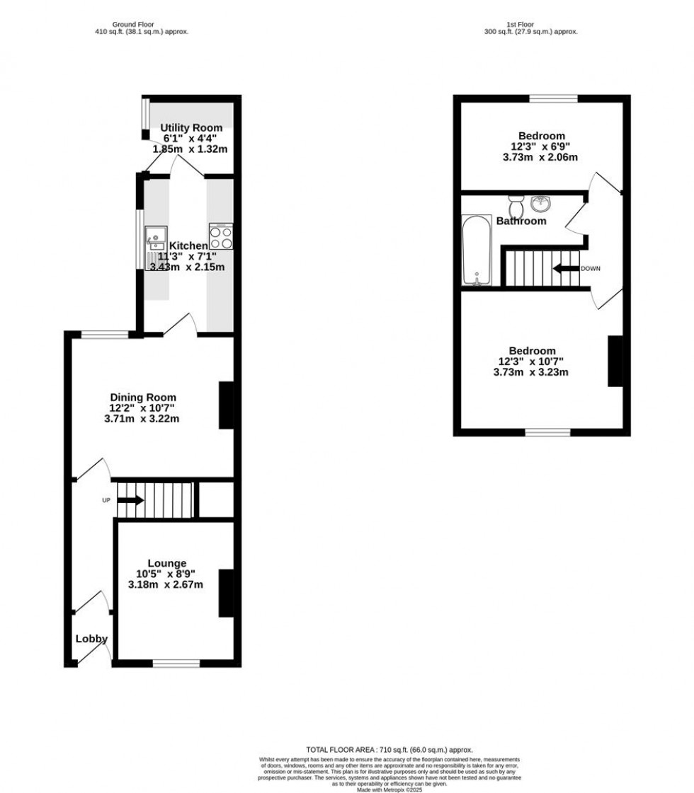 Floorplan for Sutherland Street, York