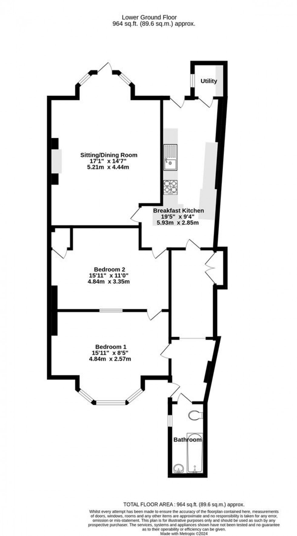 Floorplan for Cambridge House, Bootham Terrace