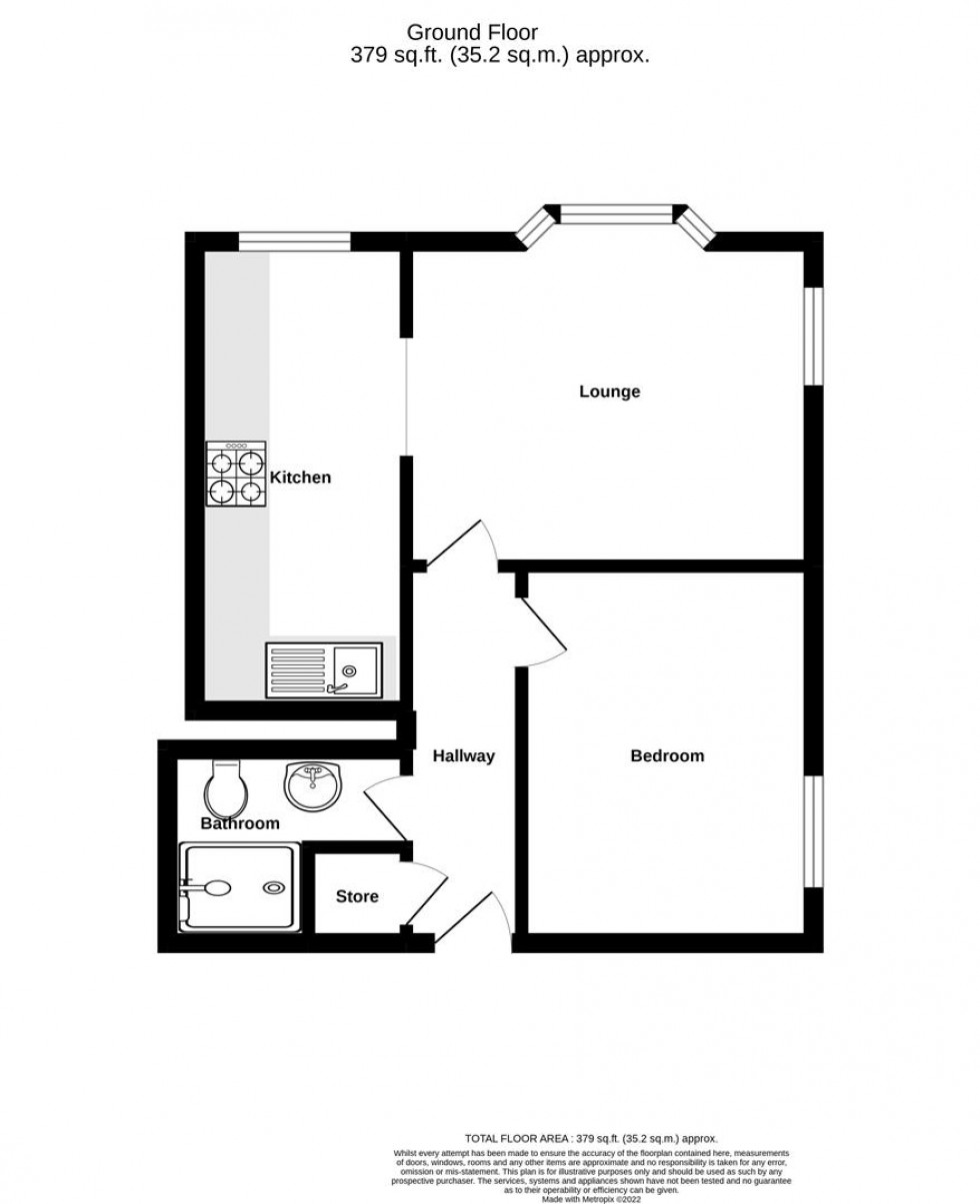 Floorplan for Bluebridge Court, Fishergate, York