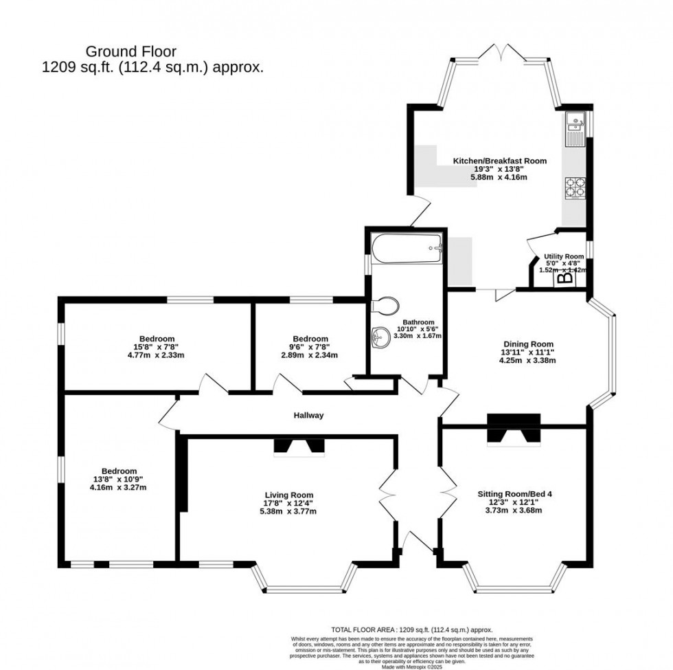 Floorplan for The Village, Earswick