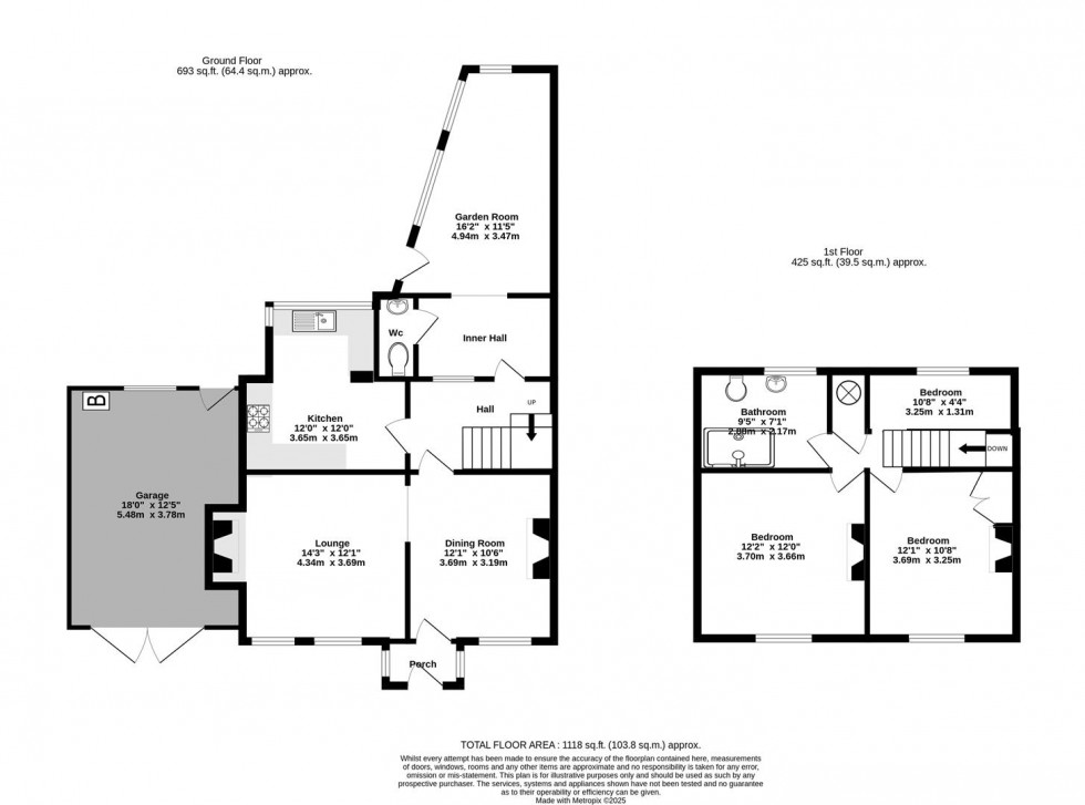 Floorplan for York Road, Elvington