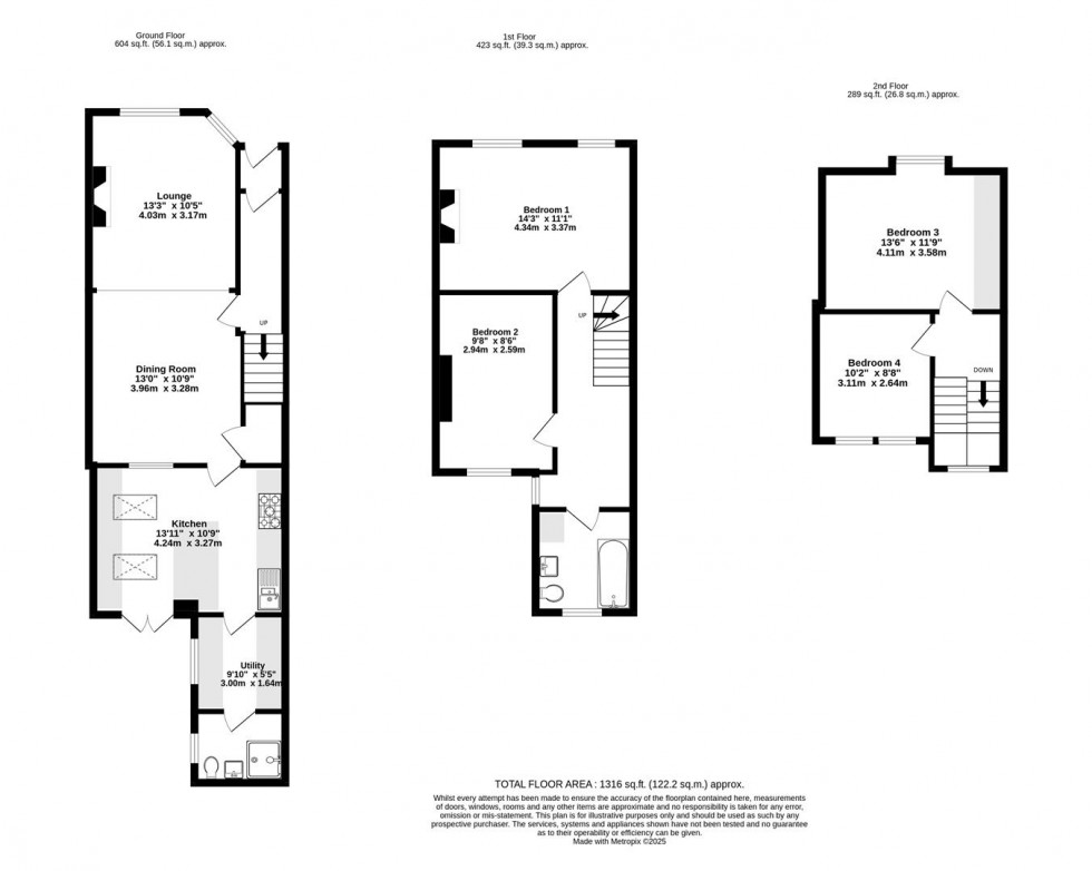 Floorplan for Cameron Grove, Off Bishopthorpe Road