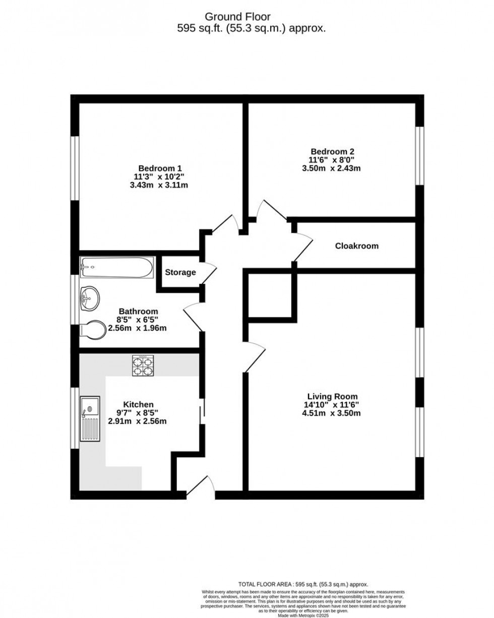 Floorplan for Cherry Street, Clementhorpe