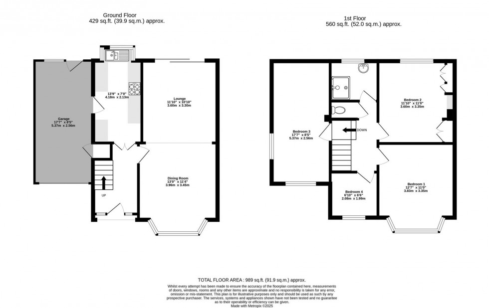 Floorplan for Newland Park Drive, Hull Road