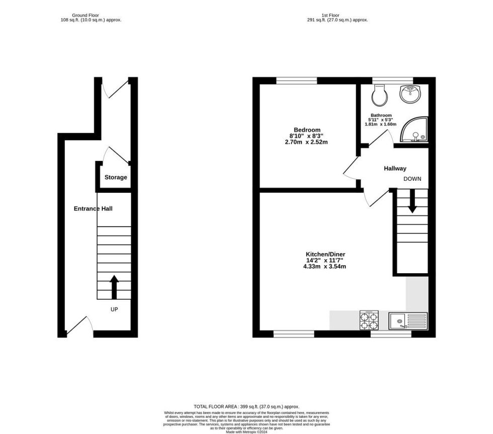 Floorplan for High Newbiggin Street, Lord Mayors Walk