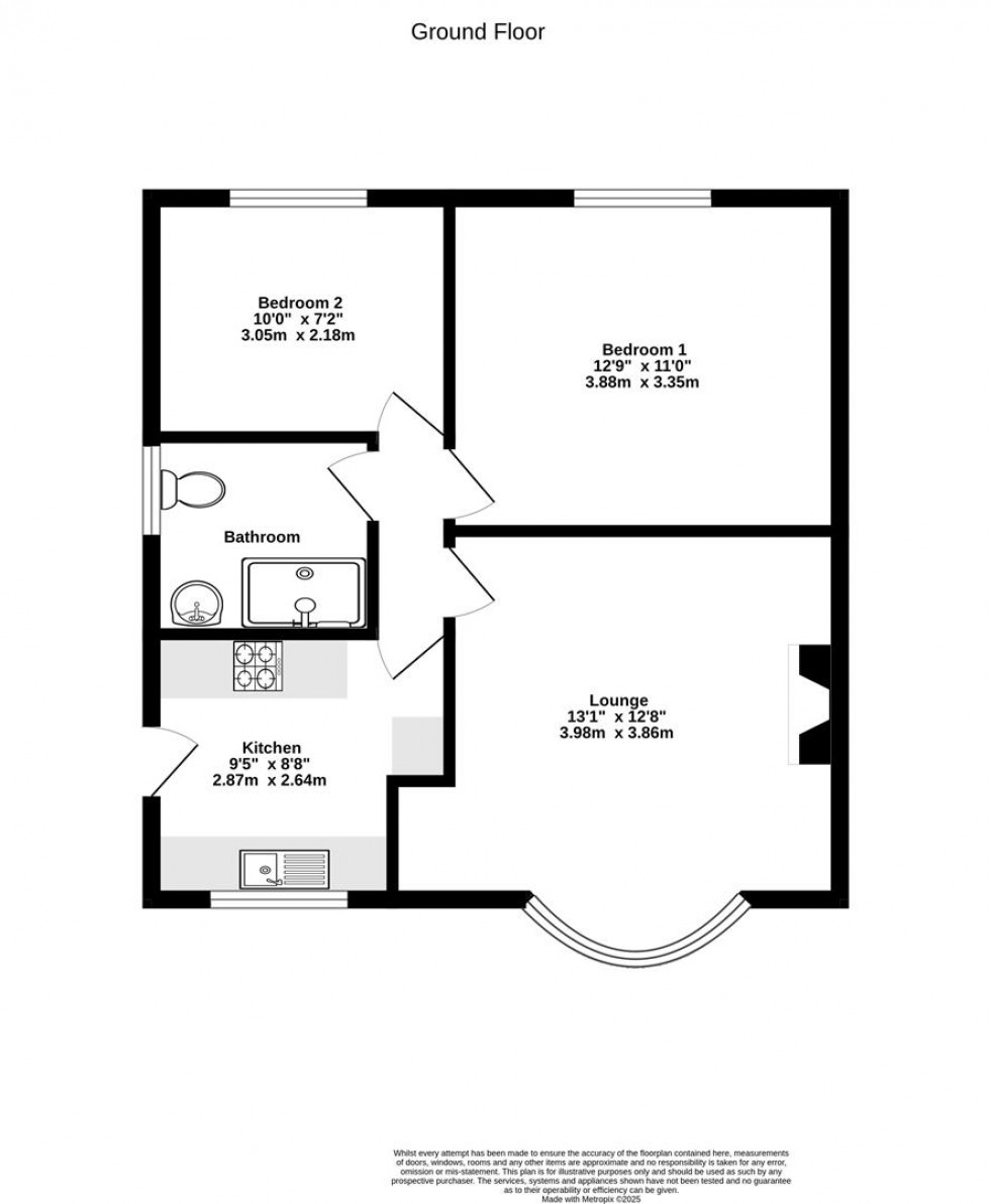 Floorplan for Hazel Garth, Heworth